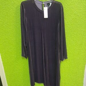 Eileen Fisher Charcoal Velvet Tunic